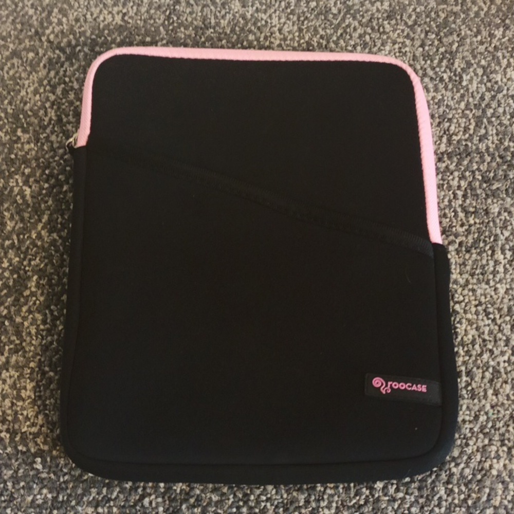 Roocase tablet case protector pink and black